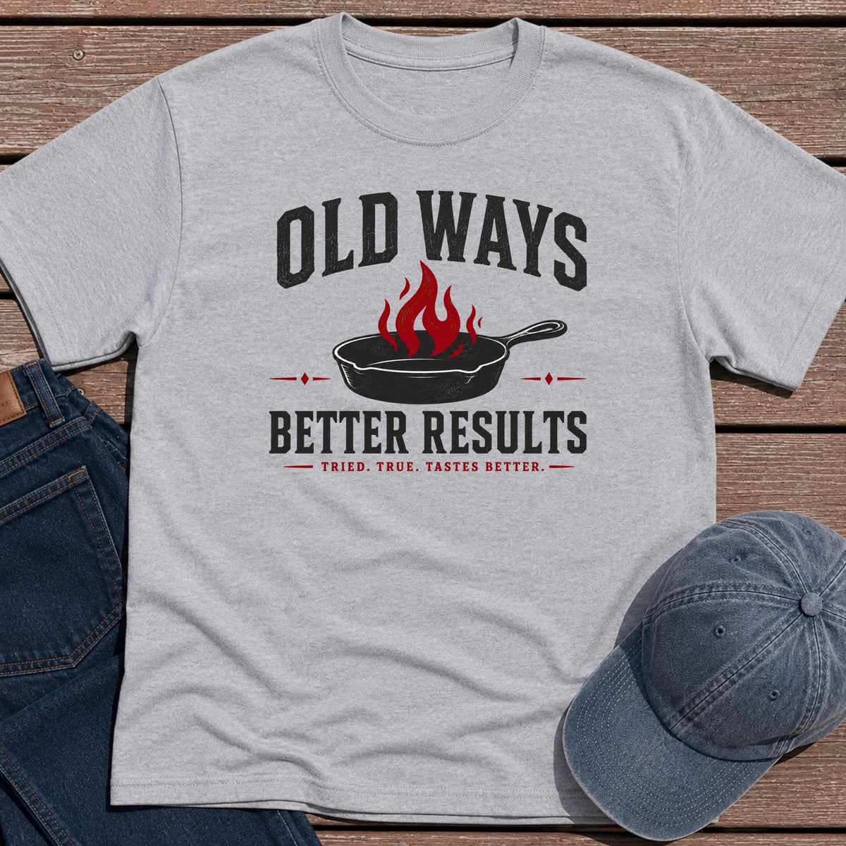 Old Ways T-Shirt - Sport Grey