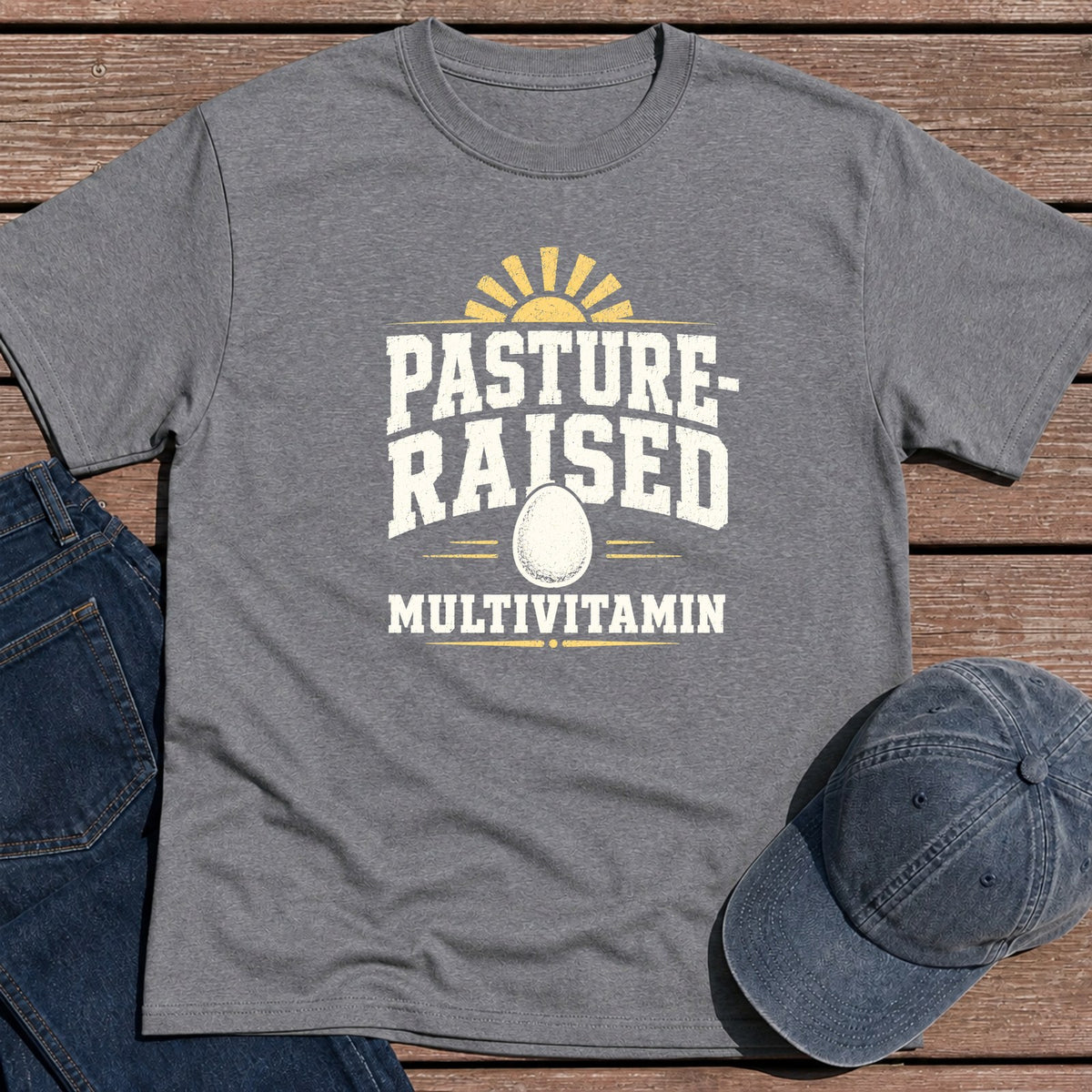Pasture Multi T-Shirt - Tweed