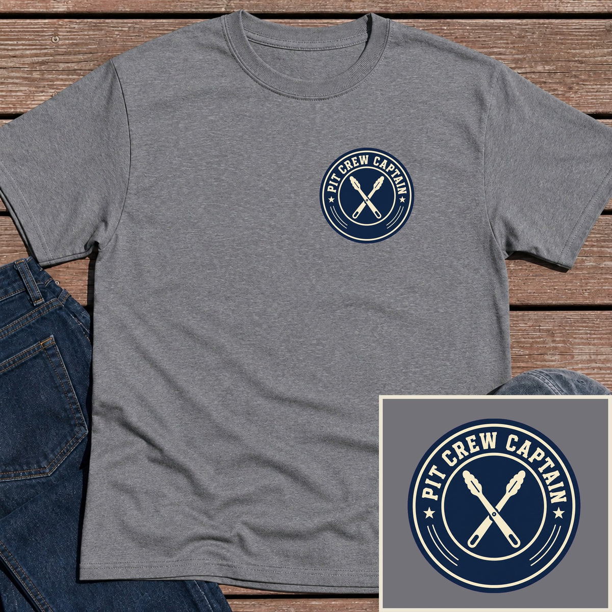 Pit Captain T-Shirt - Tweed