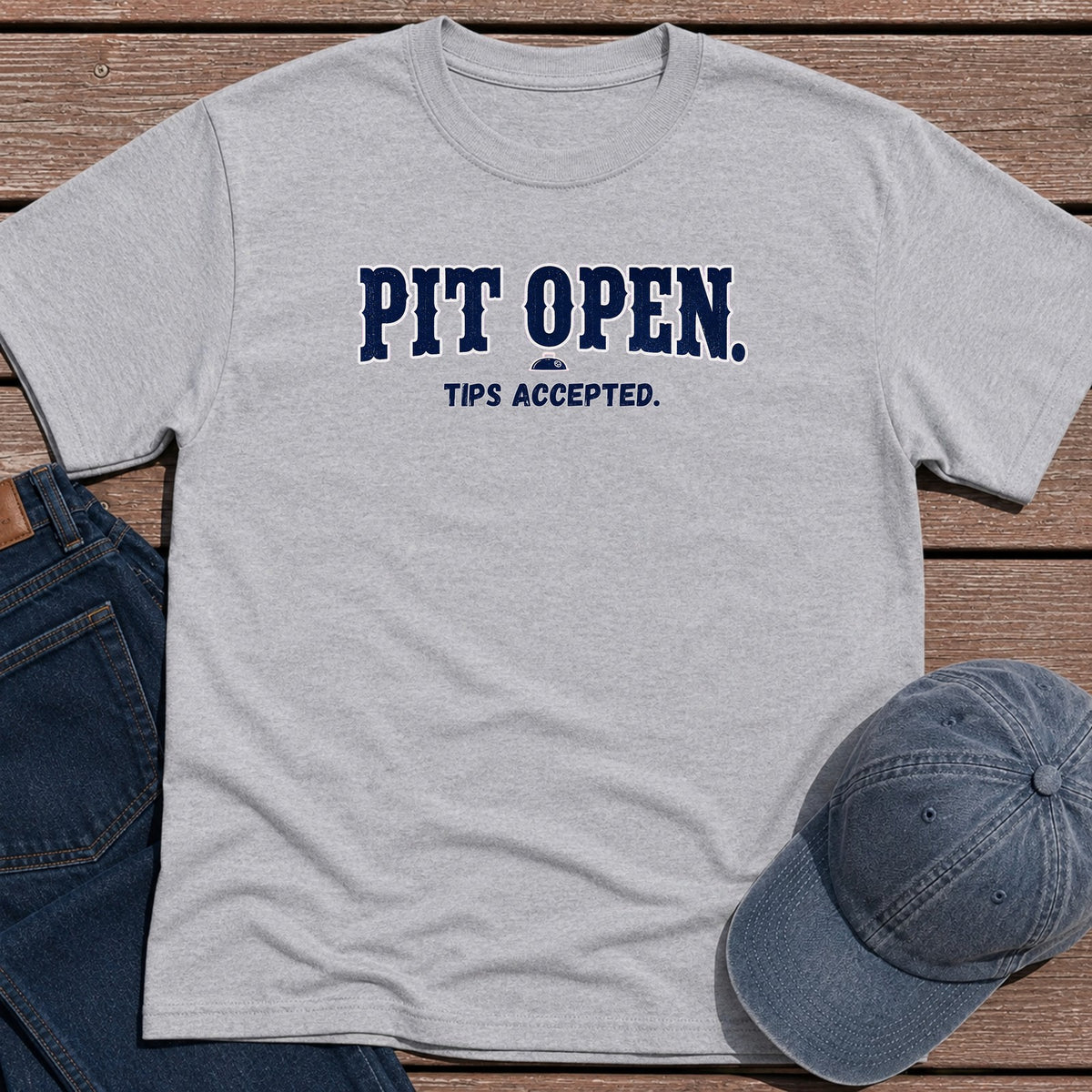 Pit Open T-Shirt - Sport Grey