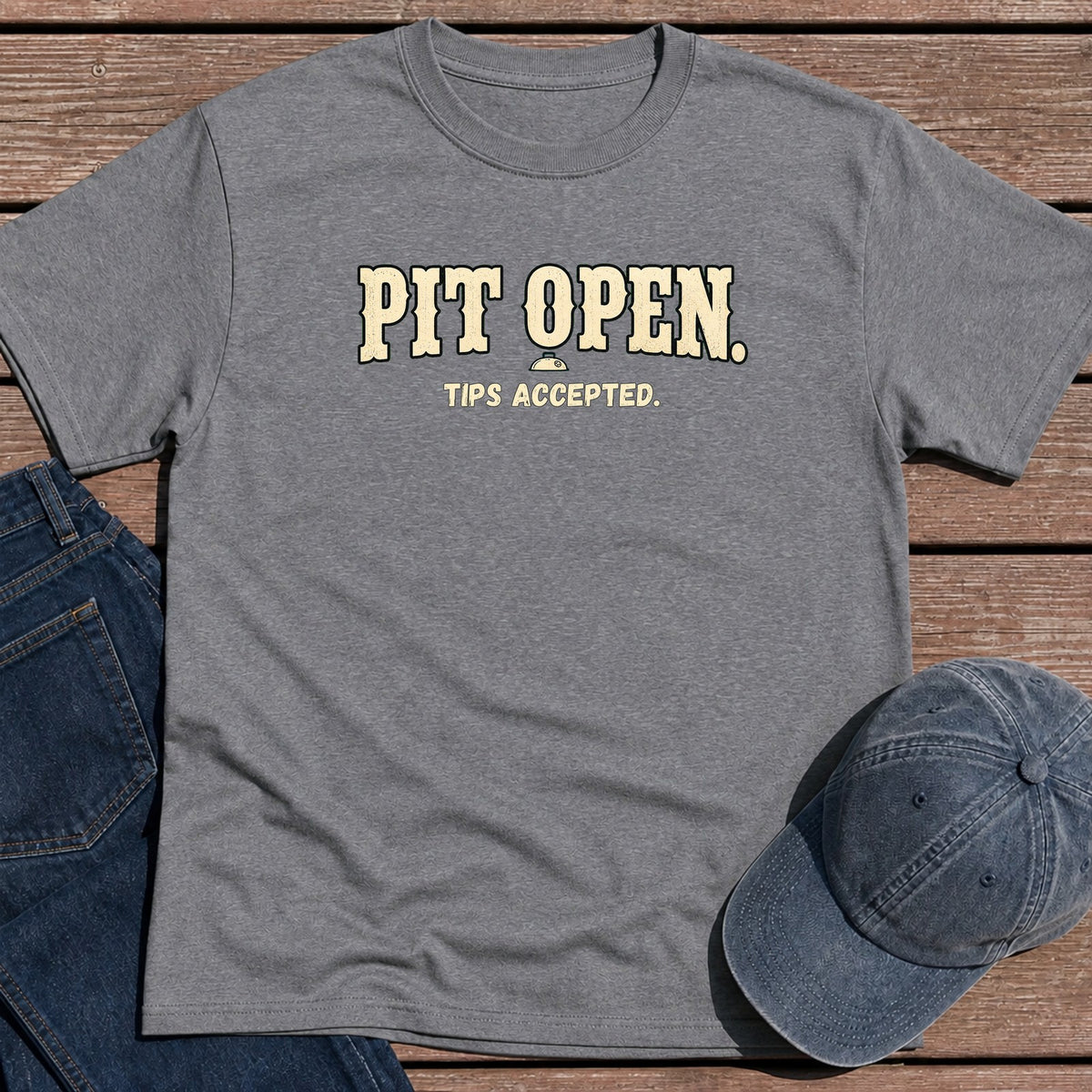 Pit Open T-Shirt - Tweed