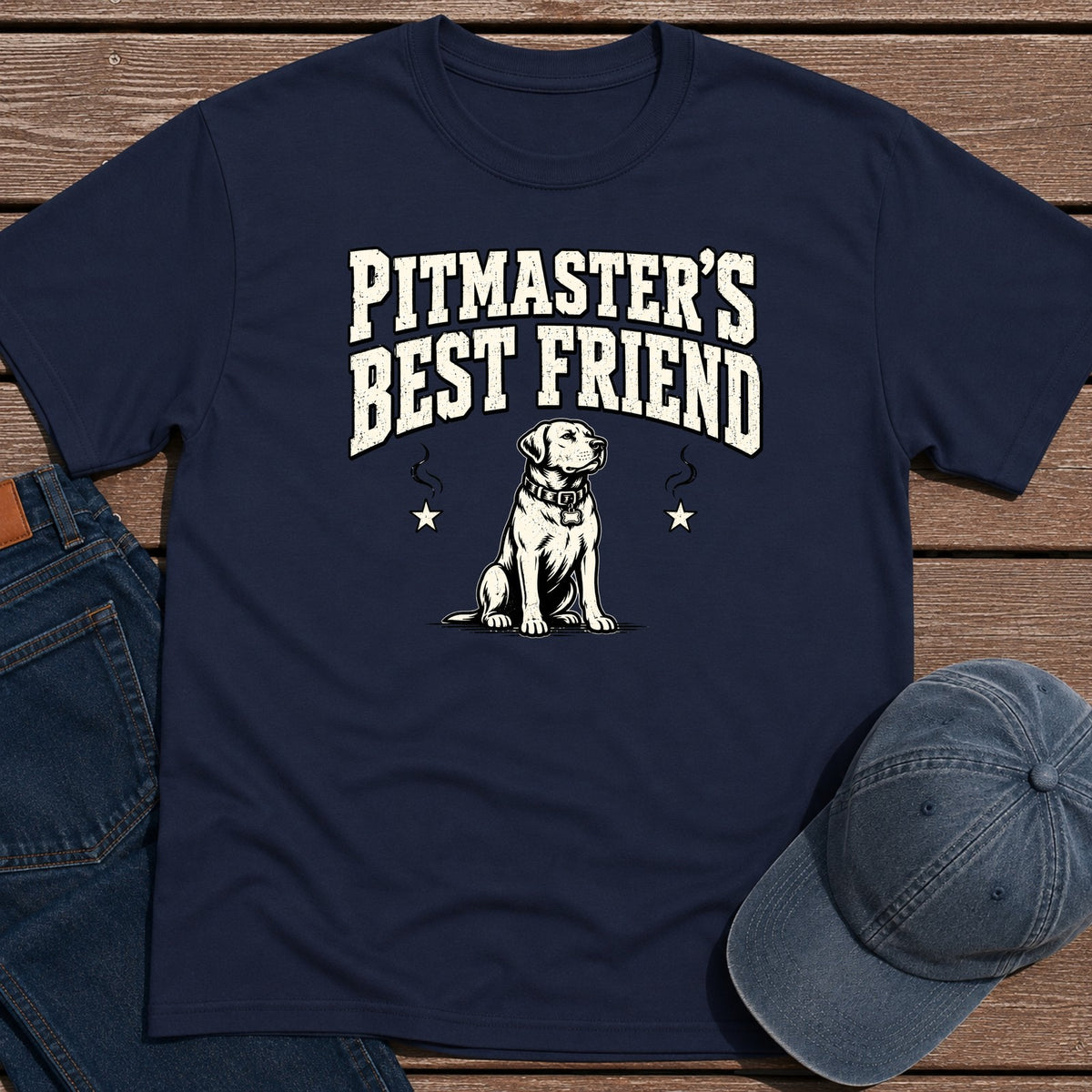 Pitmaster's BFF T-Shirt - Navy
