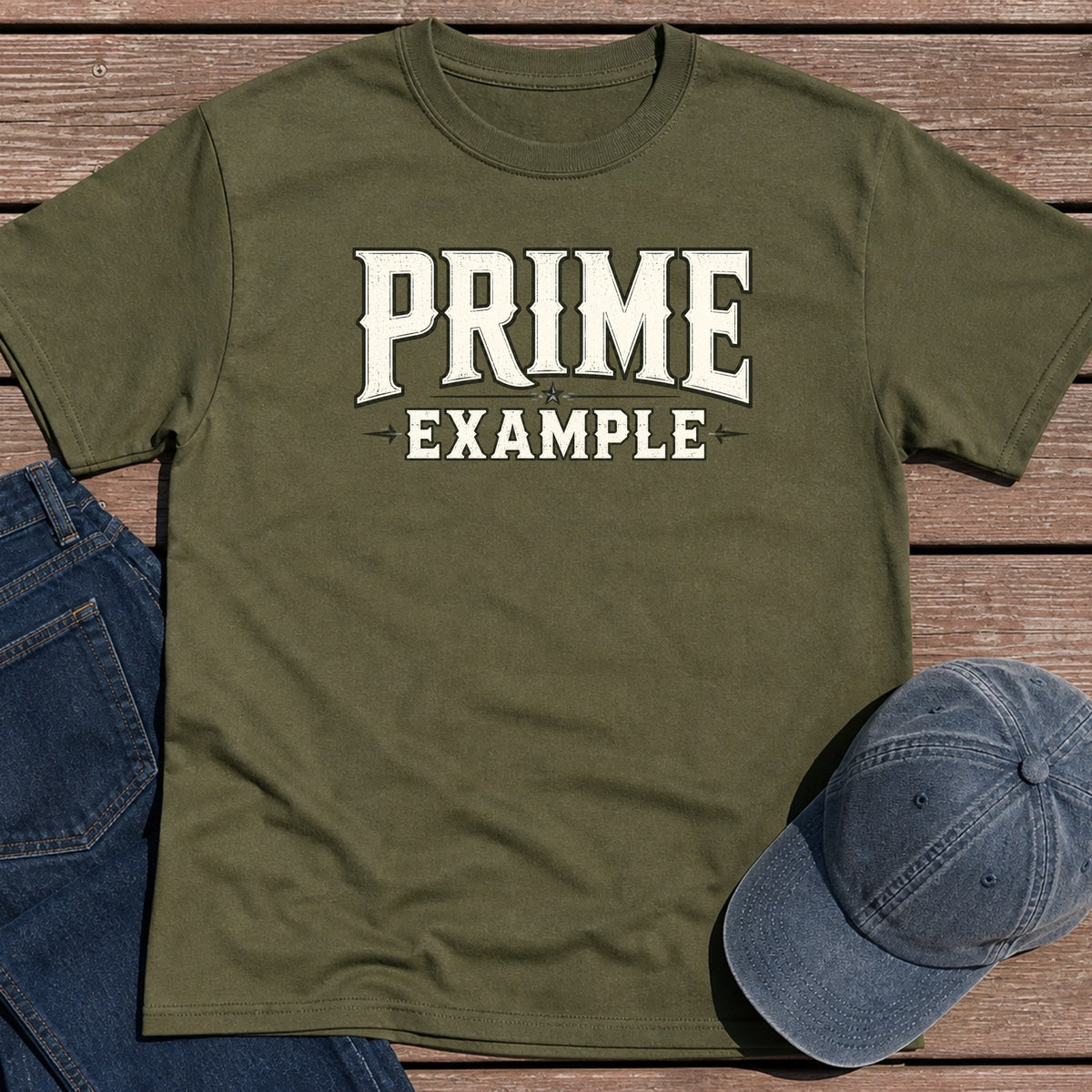 Prime Example T-Shirt - Military Green