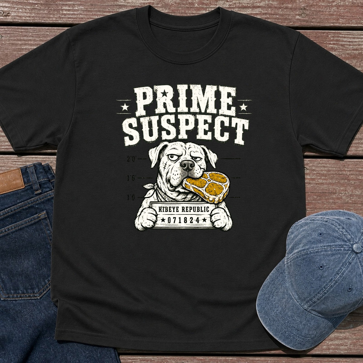 Prime Suspect T-Shirt - Black