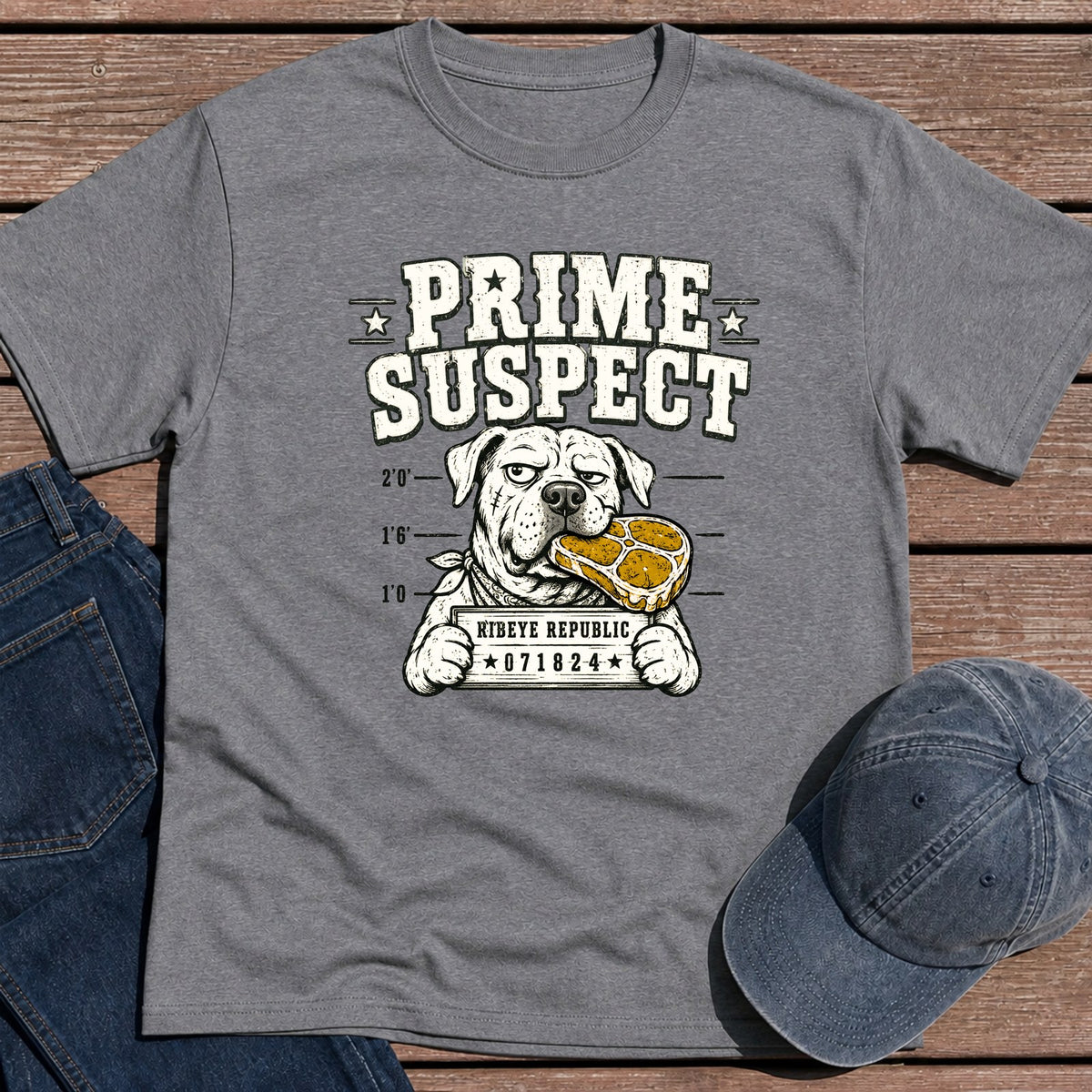 Prime Suspect T-Shirt - Tweed