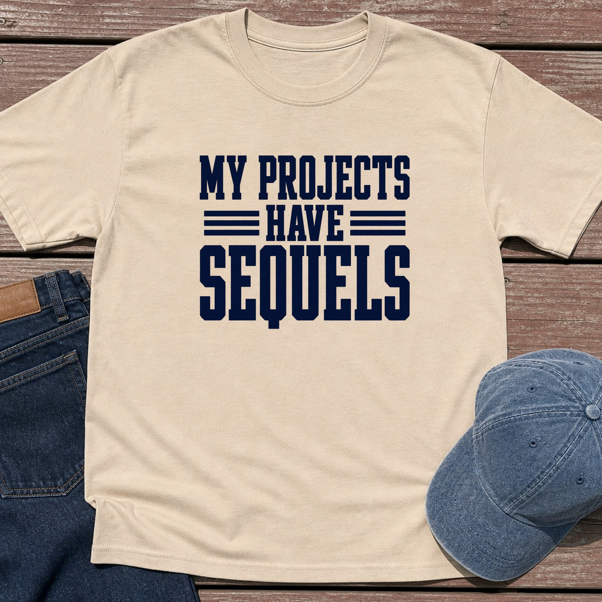 Project Sequel T-Shirt - Sand