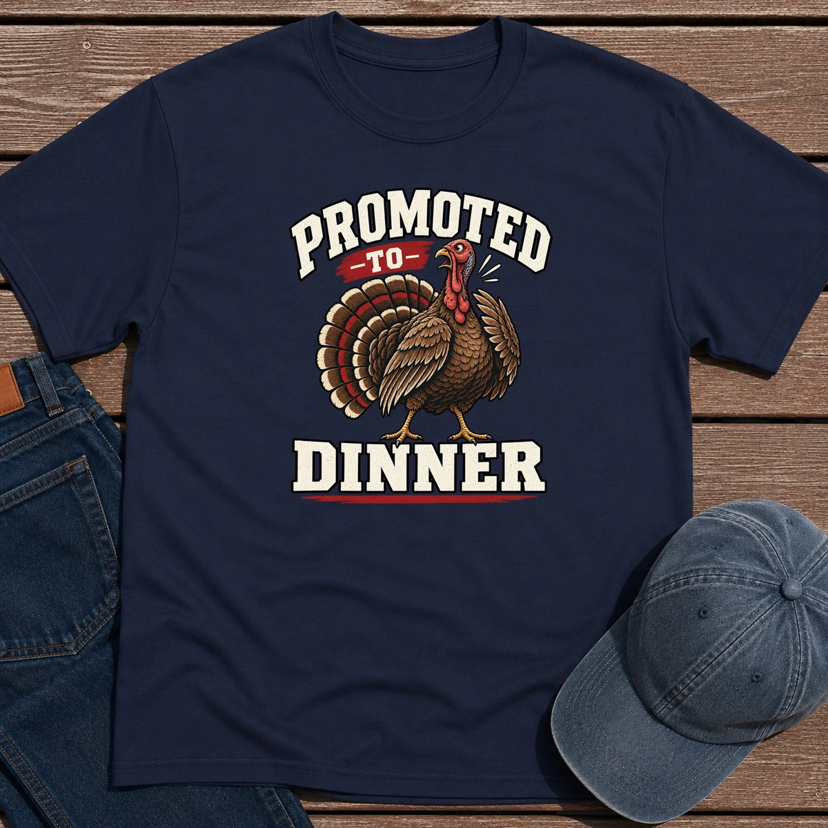 Promoted T-Shirt - Navy