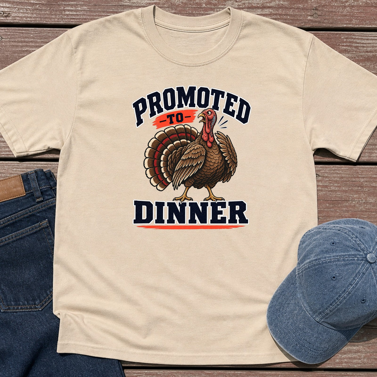 Promoted T-Shirt - Sand