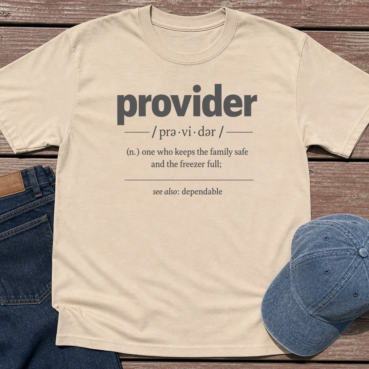 Provider def. T-Shirt - Sand