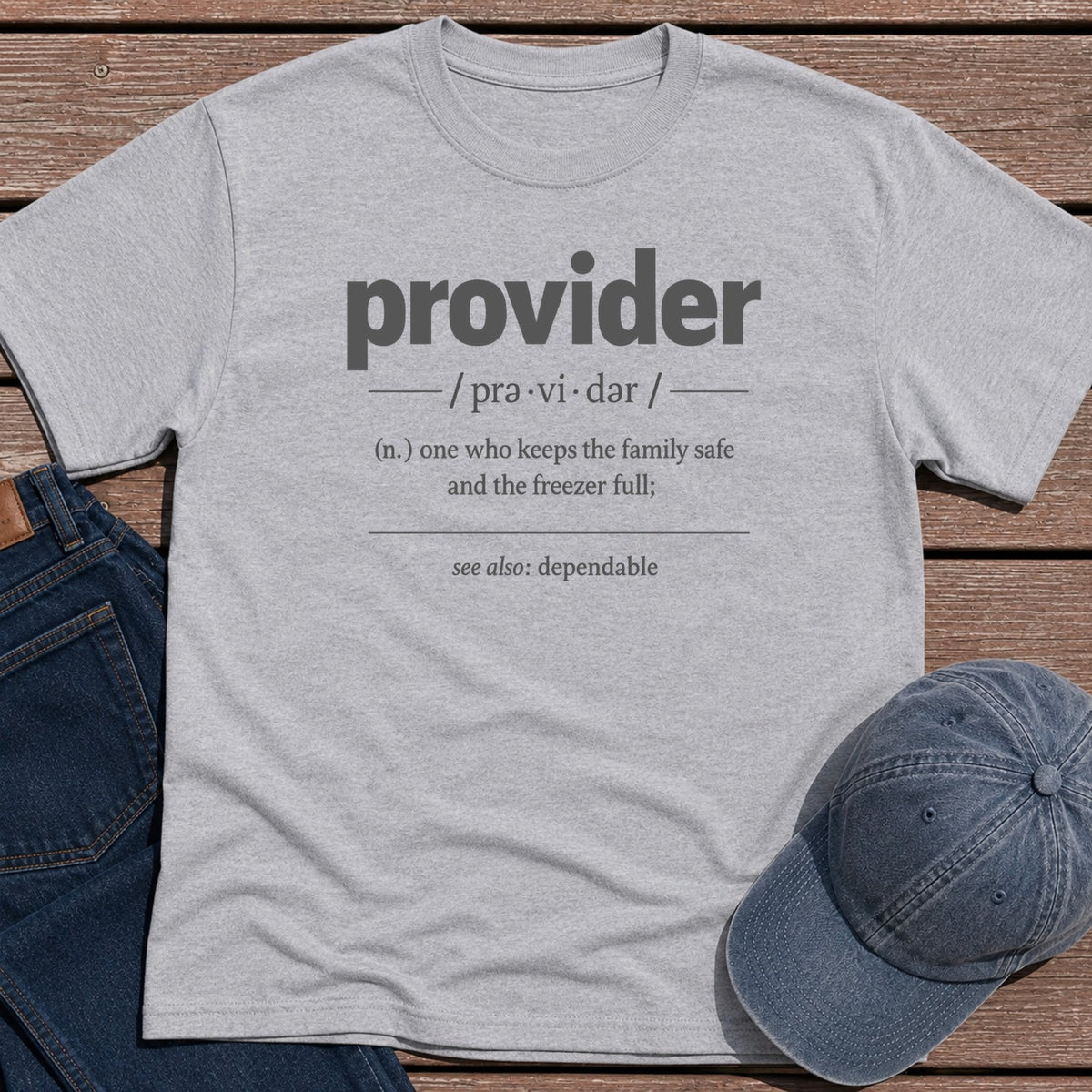Provider def. T-Shirt - Sport Grey