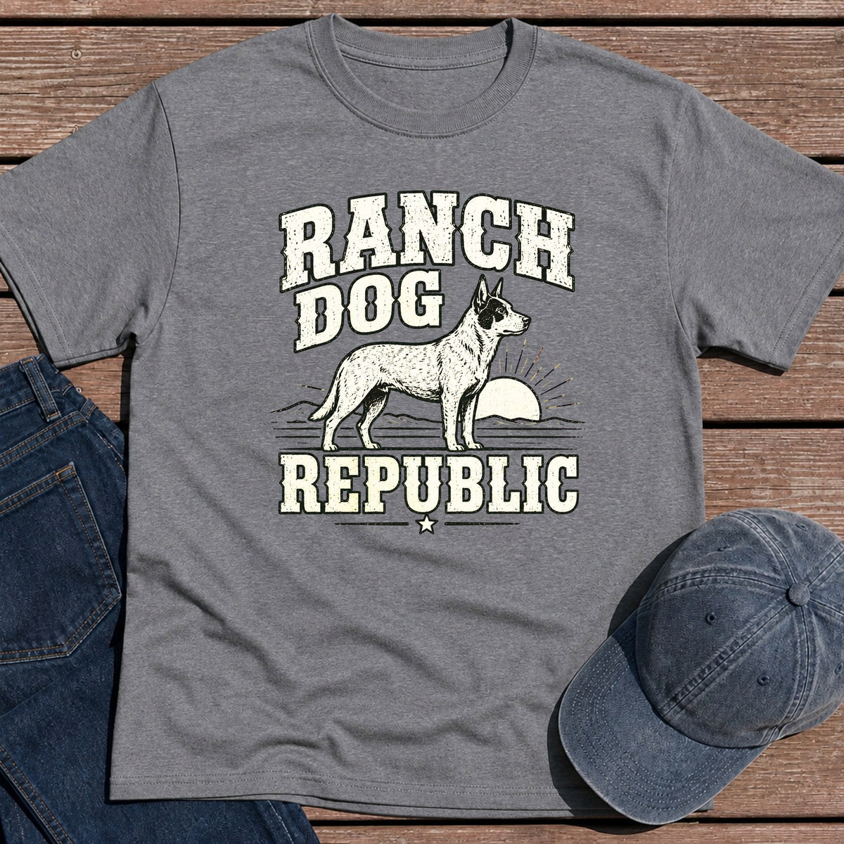 Ranch Dog T-Shirt - Tweed