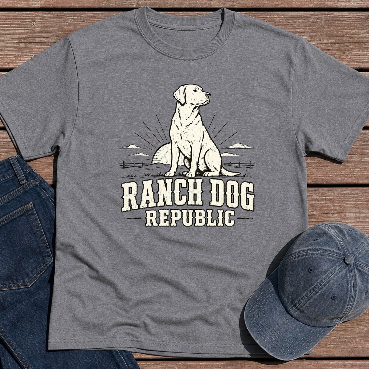 Ranch Retriever T-Shirt - Tweed