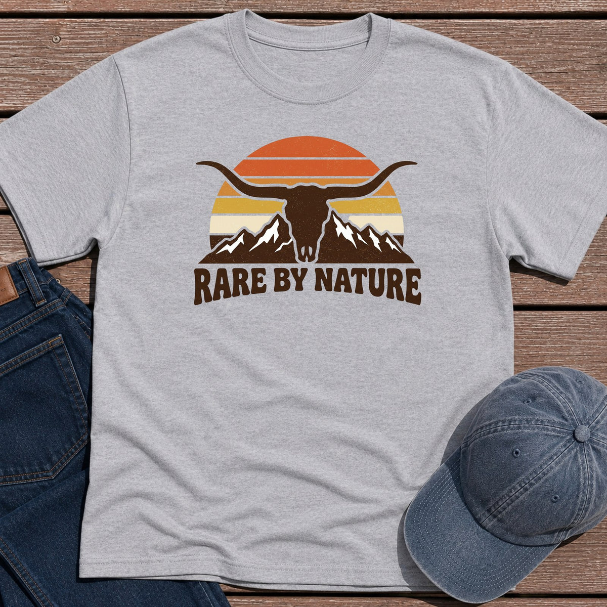 Rare by Nature T-Shirt - Sport Grey