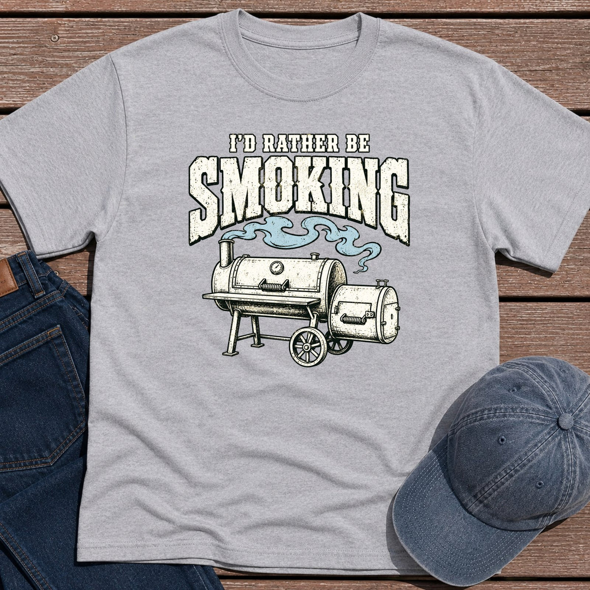 Rather Smoke T-Shirt - Sport Grey