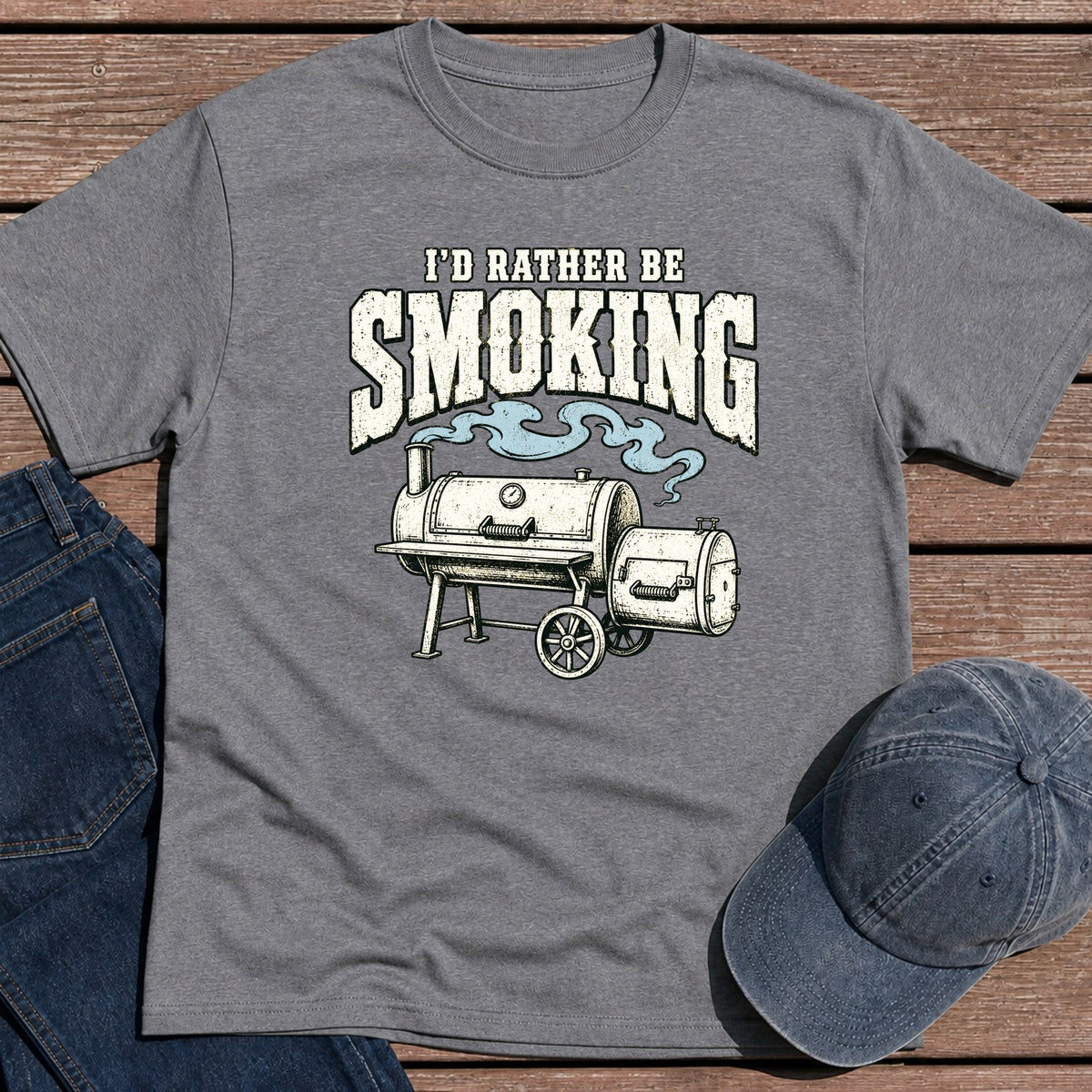 Rather Smoke T-Shirt - Tweed
