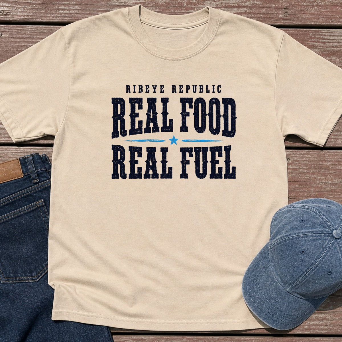 Real Fuel T-Shirt - Sand