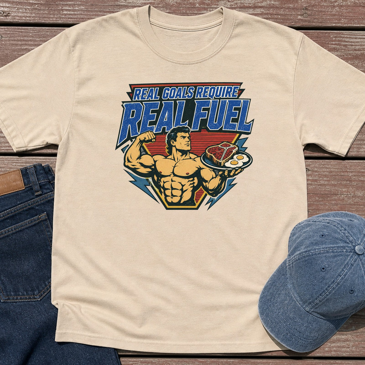 Real Goals T-Shirt - Sand