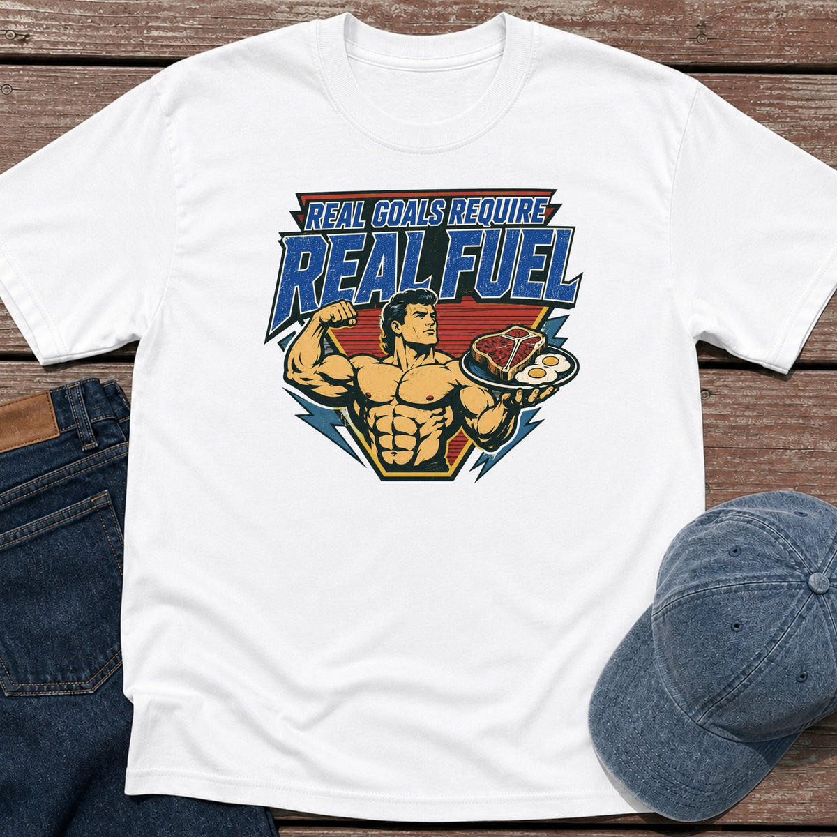 Real Goals T-Shirt - White