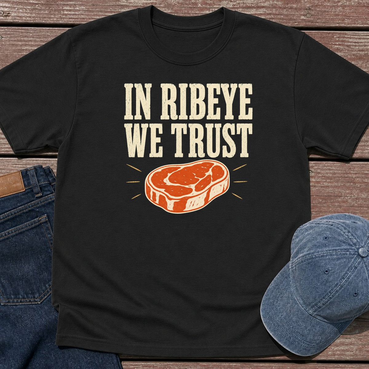 Ribeye Trust T-Shirt - Black