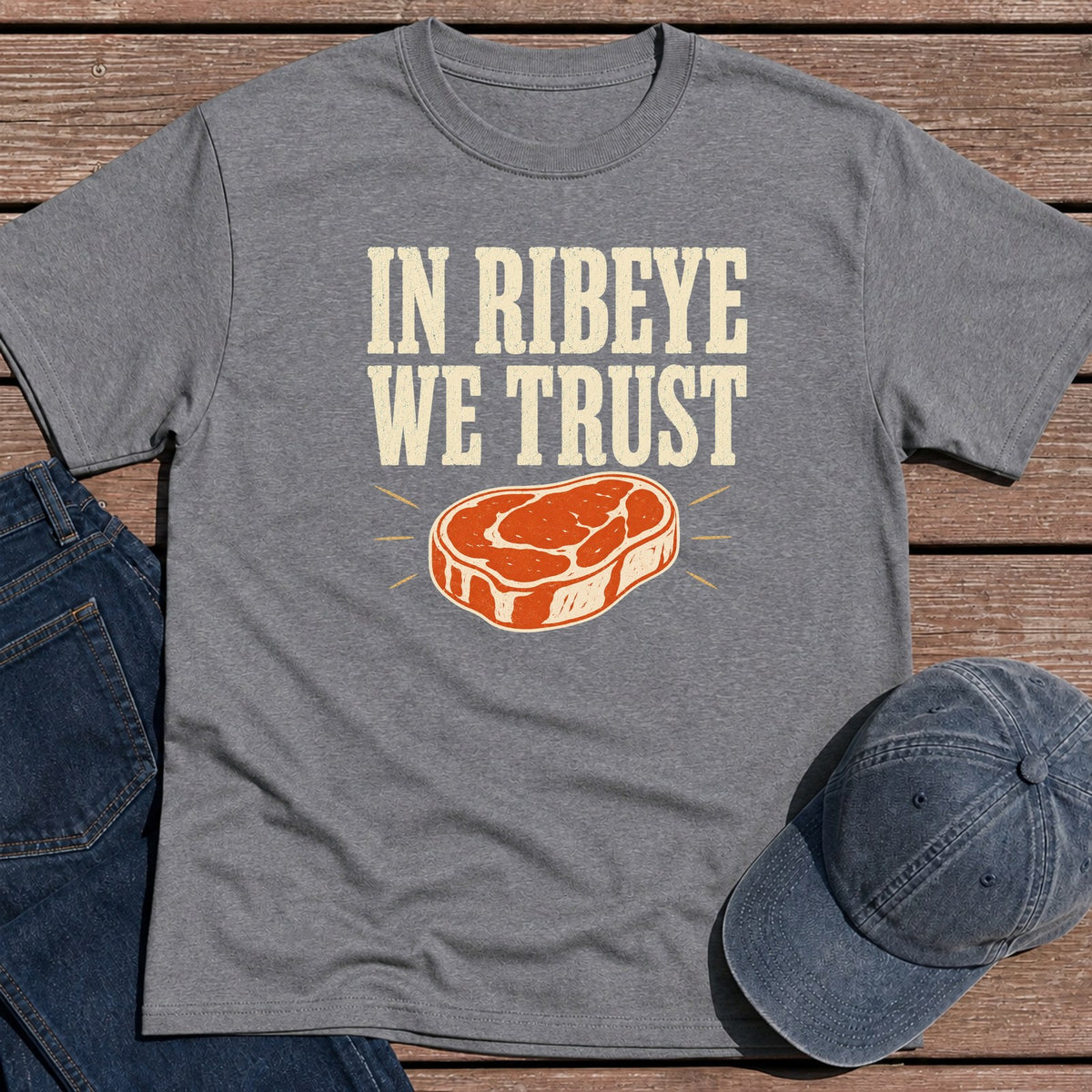Ribeye Trust T-Shirt - Tweed