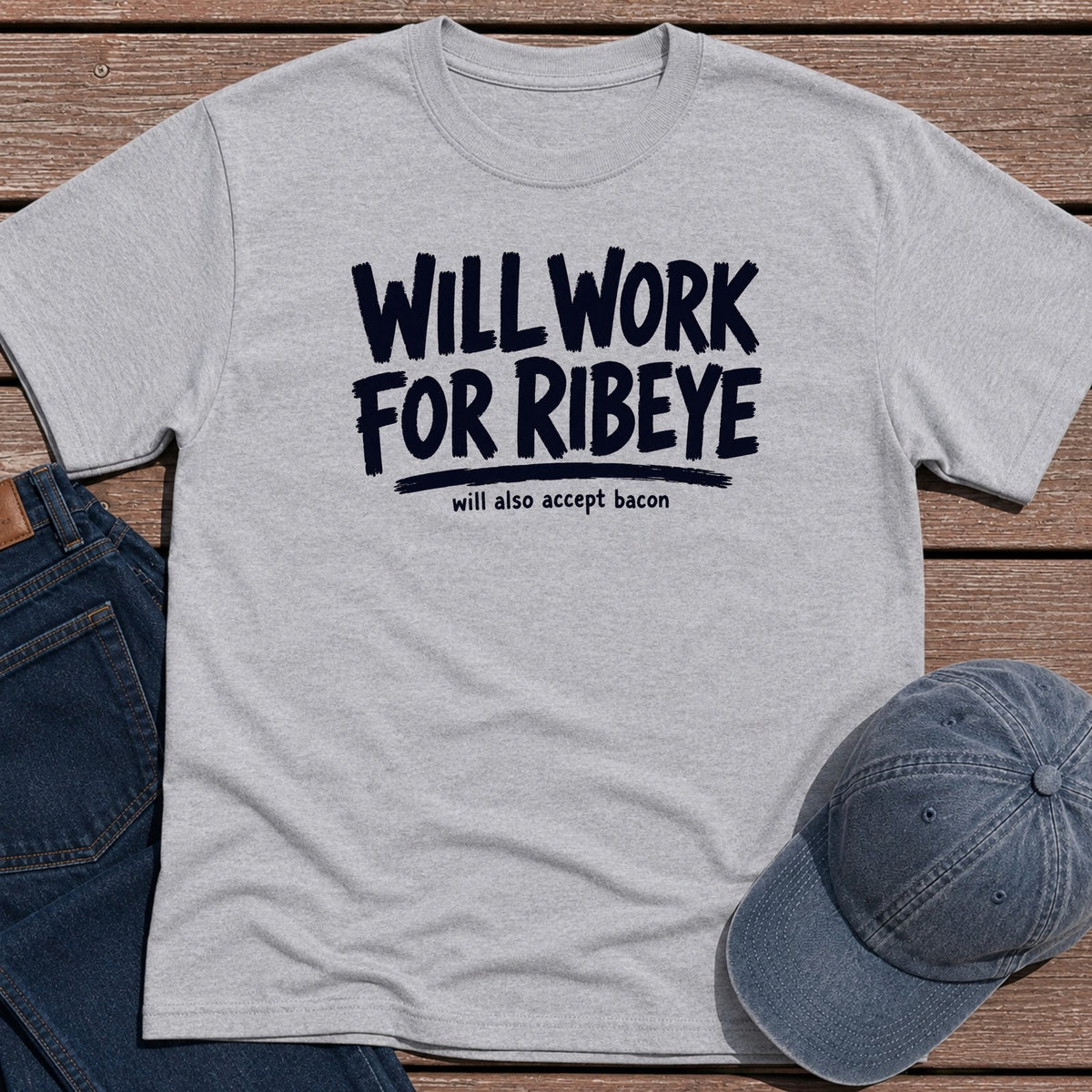 Ribeye Work T-Shirt - Sport Grey