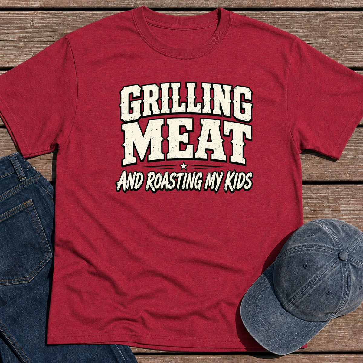 Roasting T-Shirt - Antique Cherry Red