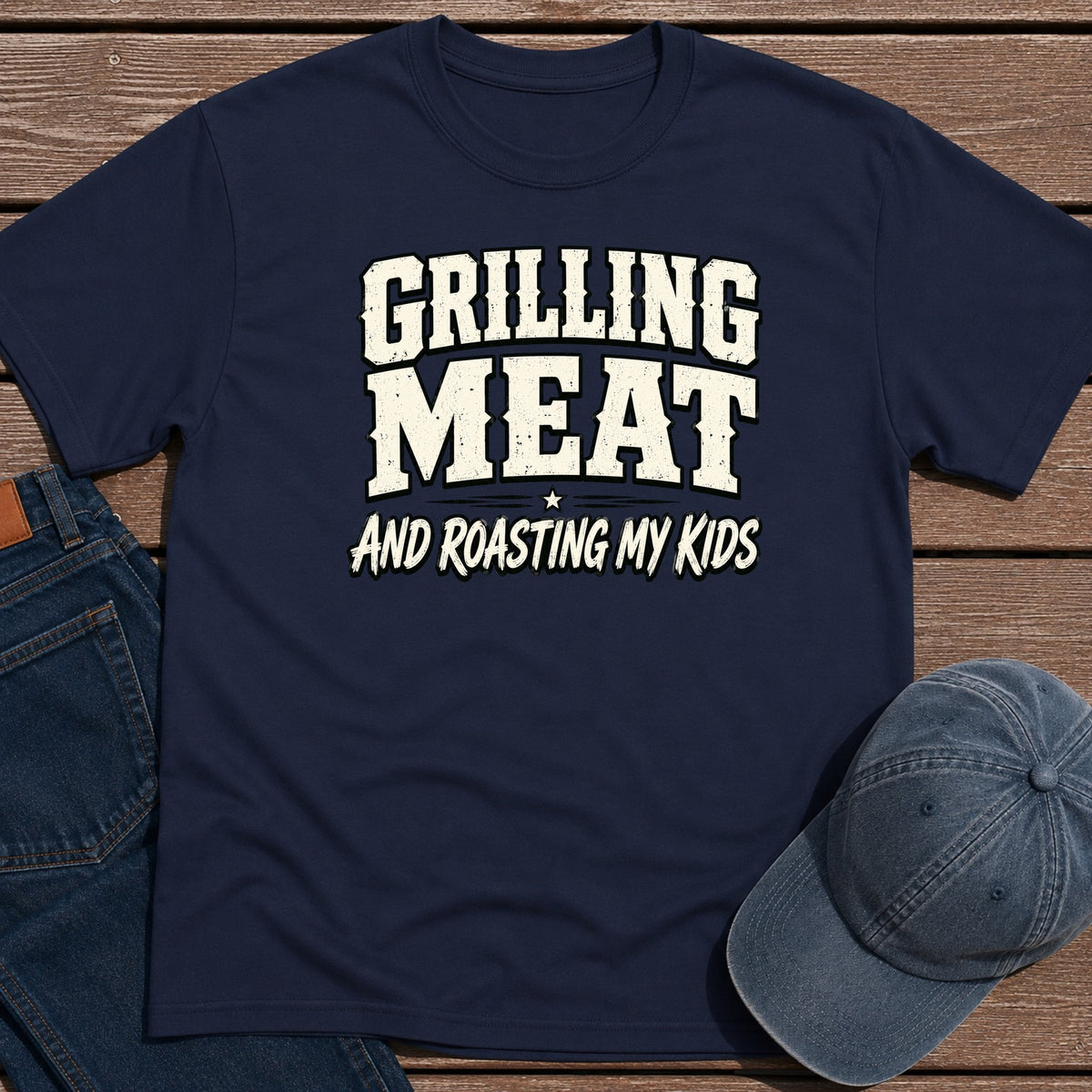 Roasting T-Shirt - Navy