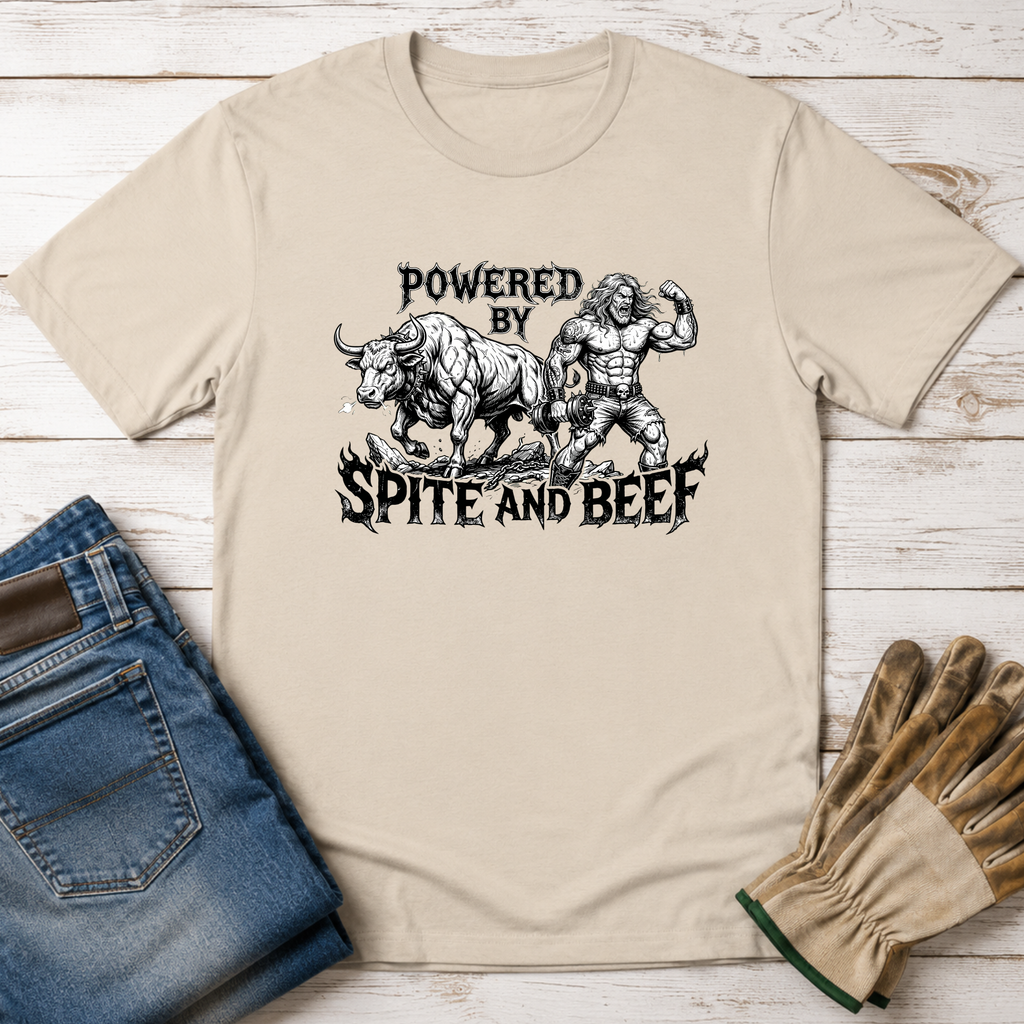 Powered by Spite and Beef T-Shirt