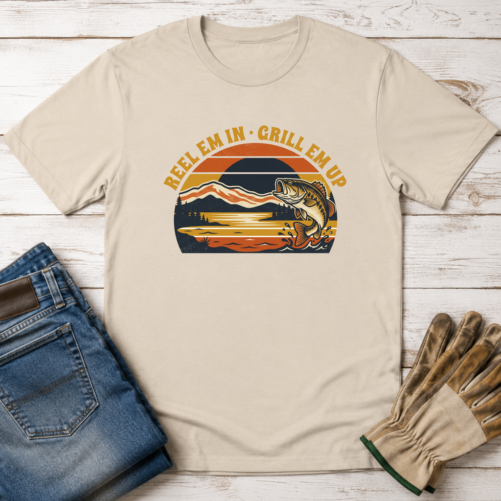 Reel em Grill em T-Shirt