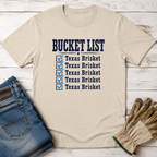 Texas Brisket Bucket List T-Shirt