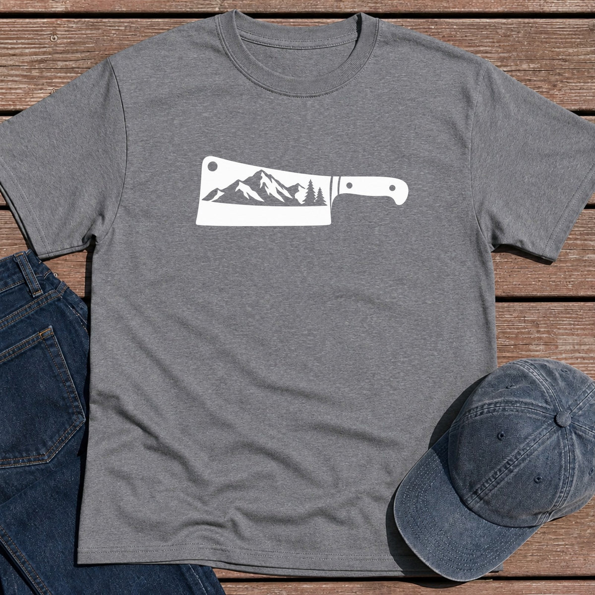 Scenic Cleaver T-Shirt - Tweed