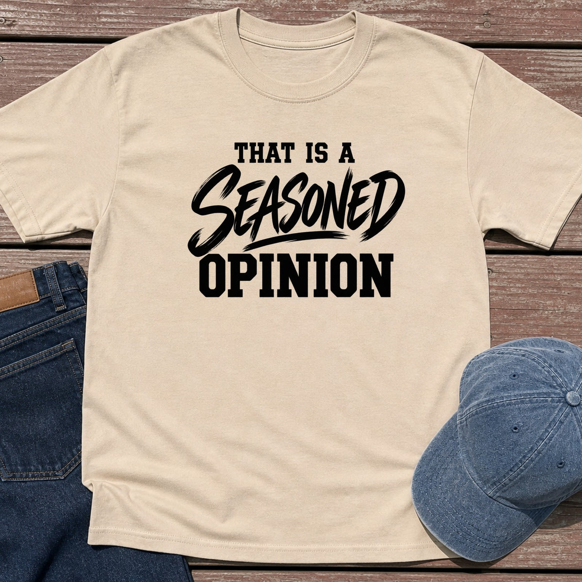 Seasoned Opinion T-Shirt - Sand