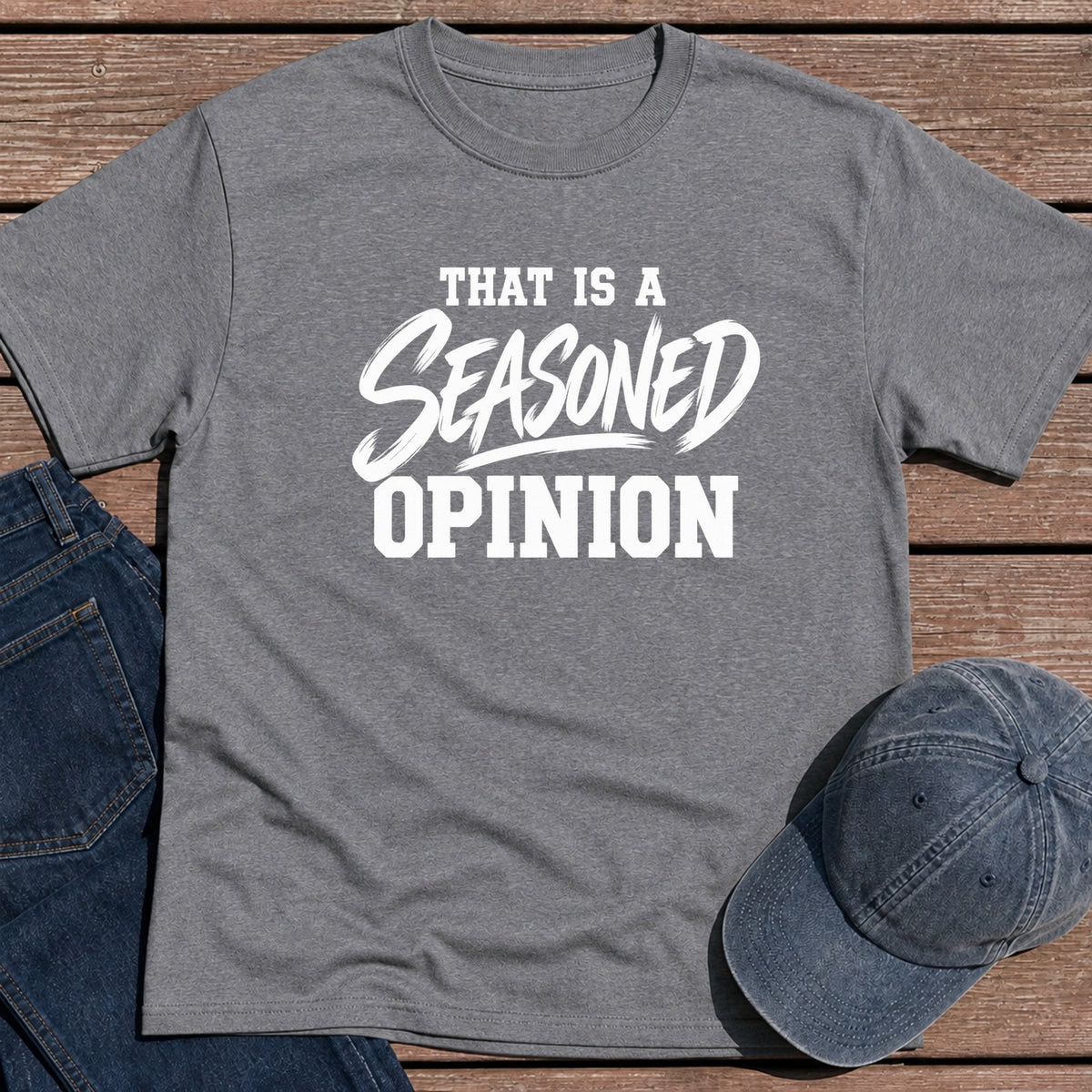 Seasoned Opinion T-Shirt - Tweed