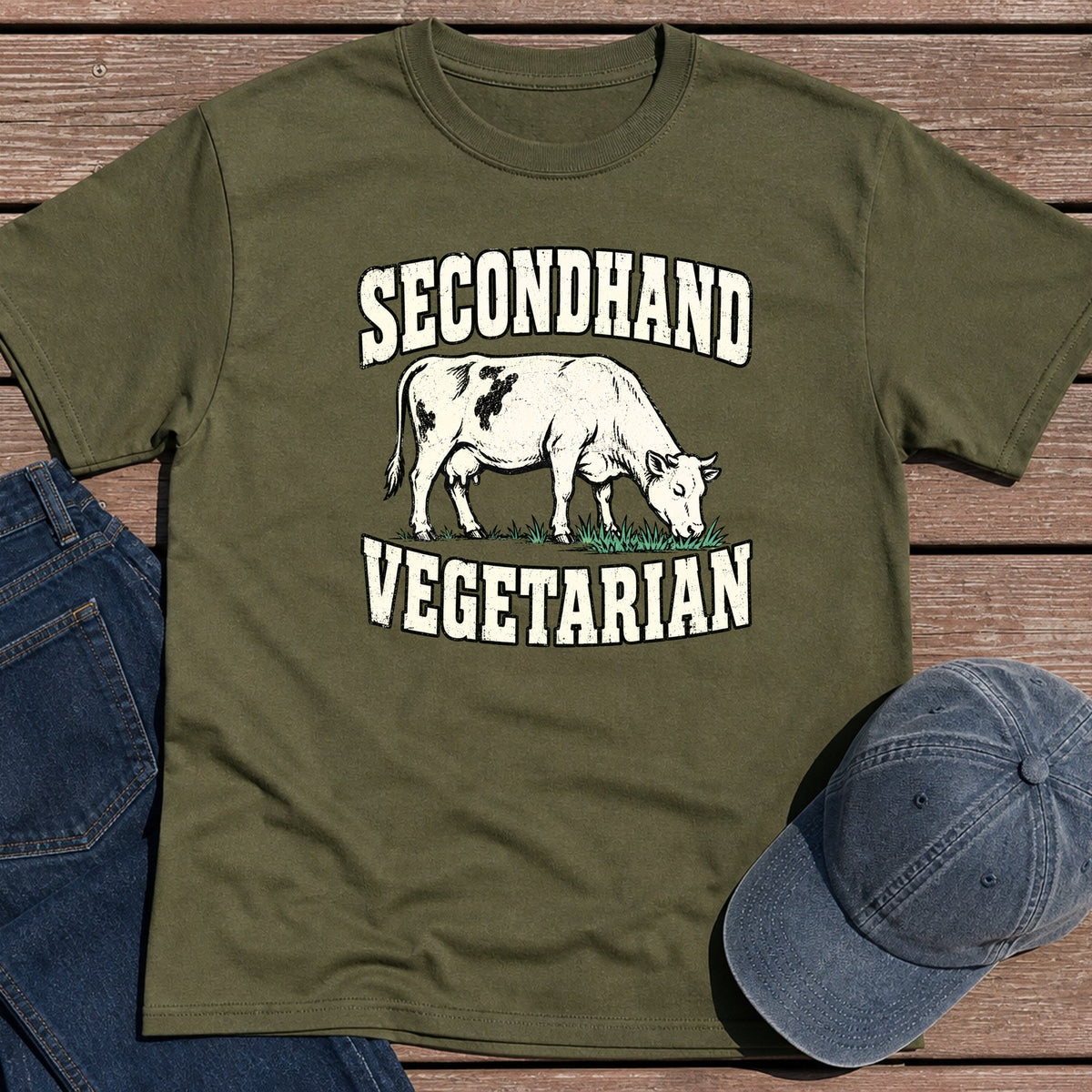 Secondhand T-Shirt - Military Green