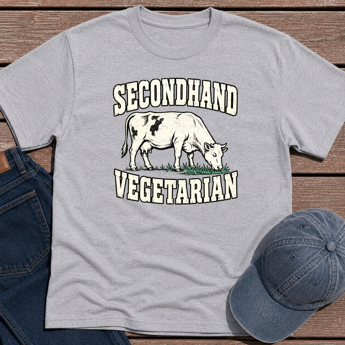 Secondhand T-Shirt - Sport Grey