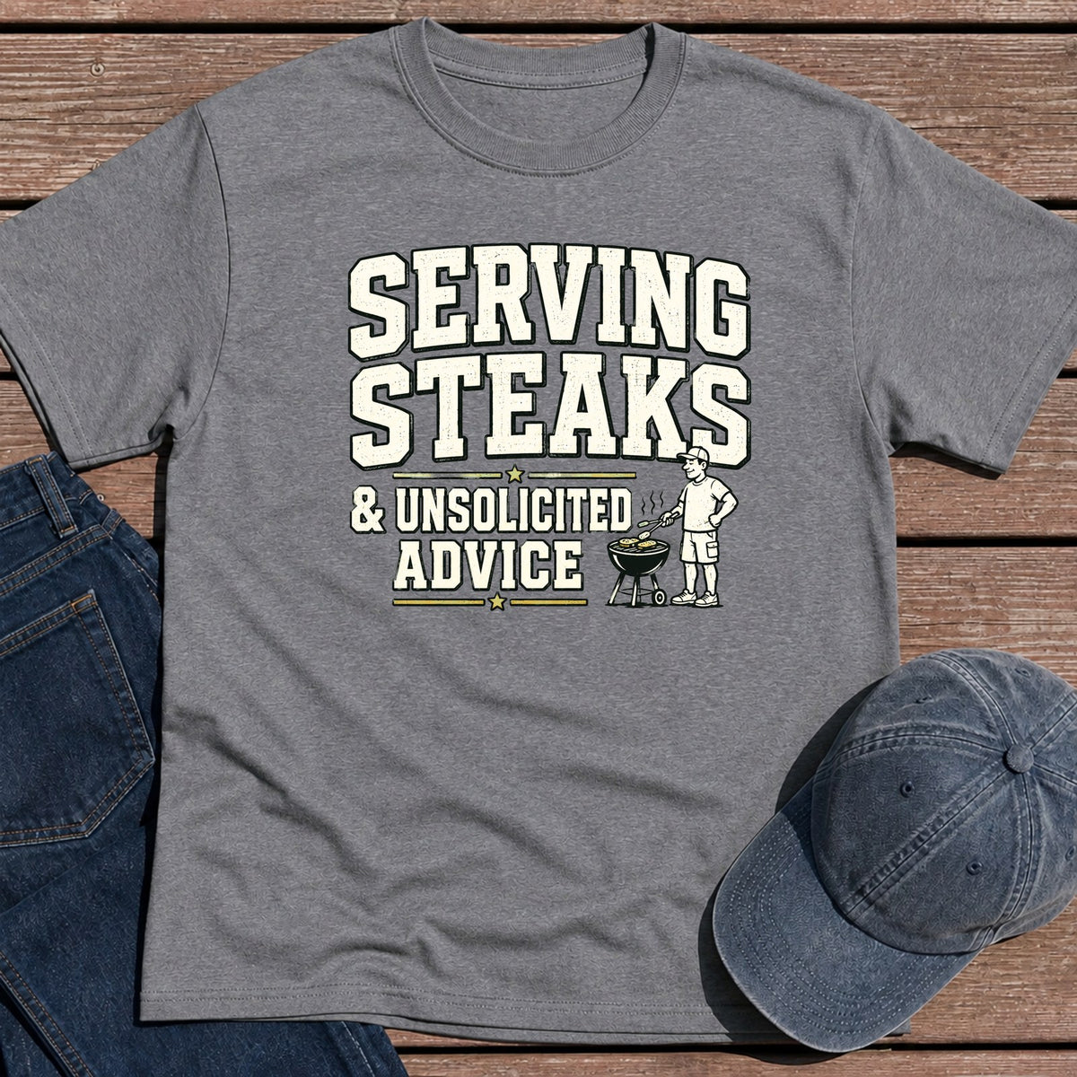 Serving Advice T-Shirt - Tweed