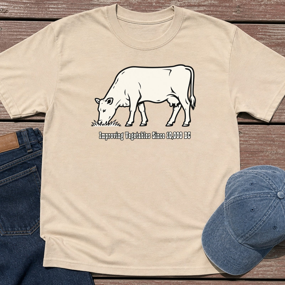 10000 BC T-Shirt - Sand