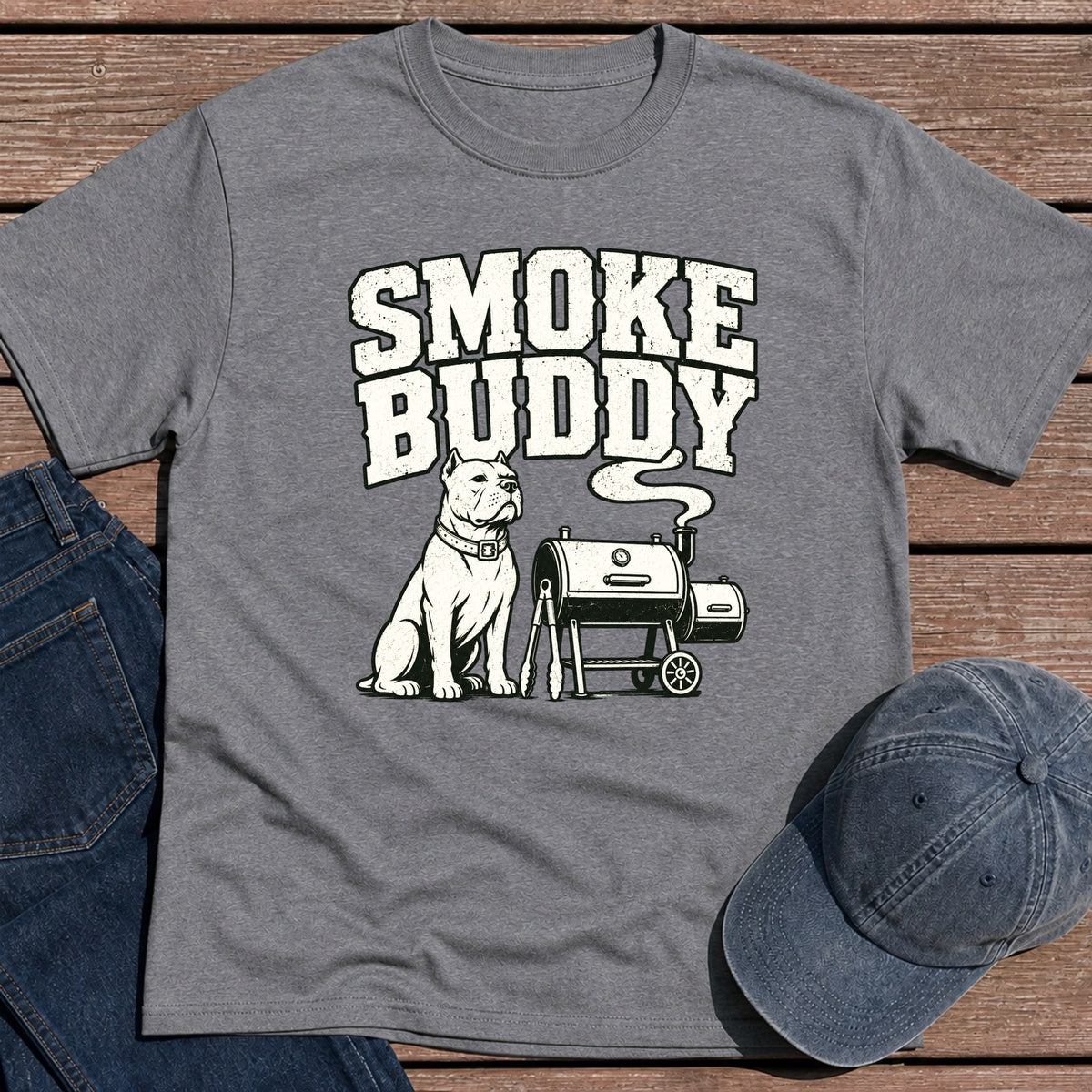 Smoke Buddy T-Shirt - Tweed