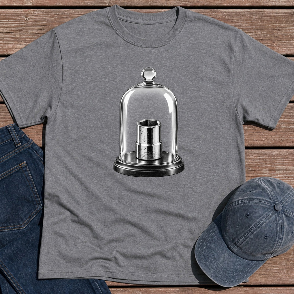Socket Sanctuary T-Shirt - Tweed