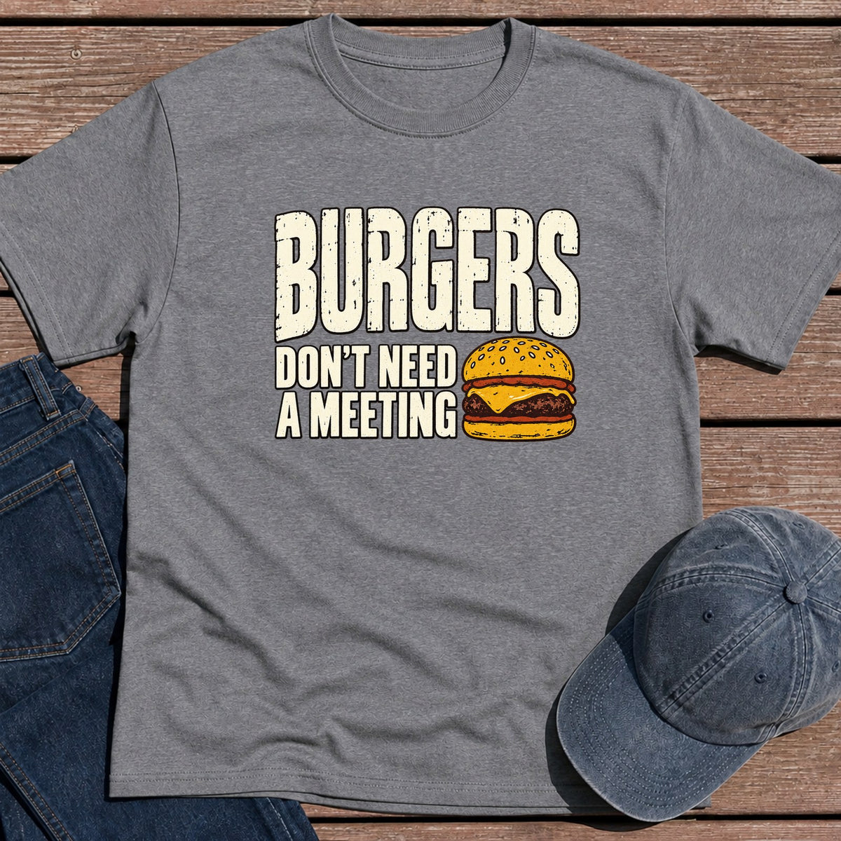 Solo Burgers T-Shirt - Tweed