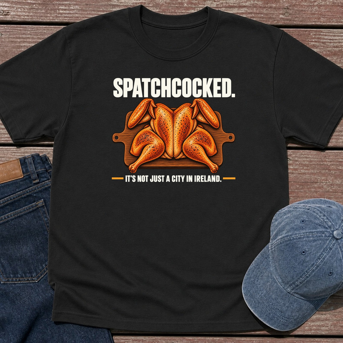 Spatchcocked T-Shirt - Black