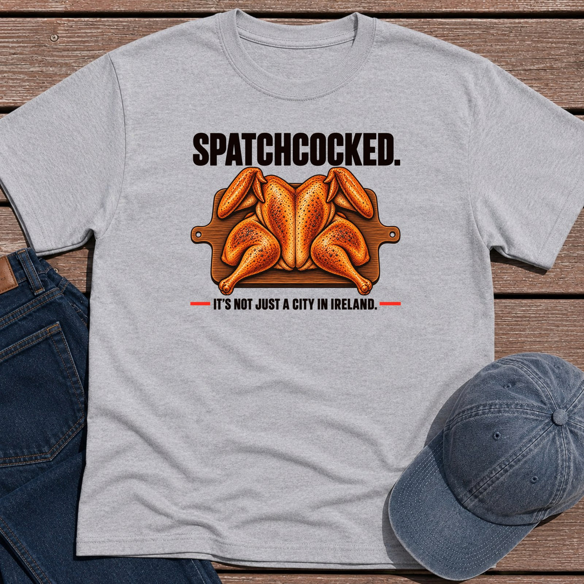 Spatchcocked T-Shirt - Sport Grey
