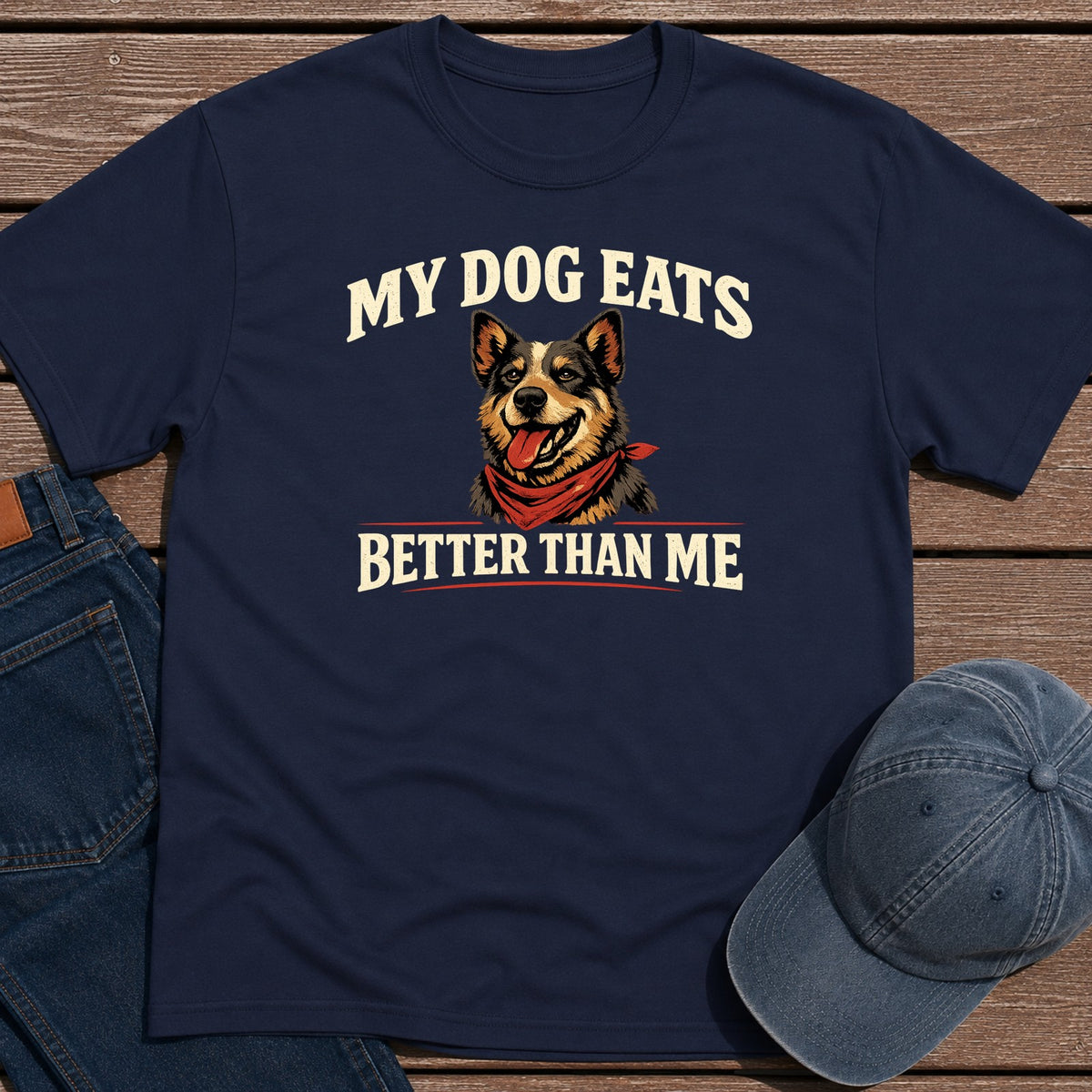 Spoiled Dog T-Shirt - Navy