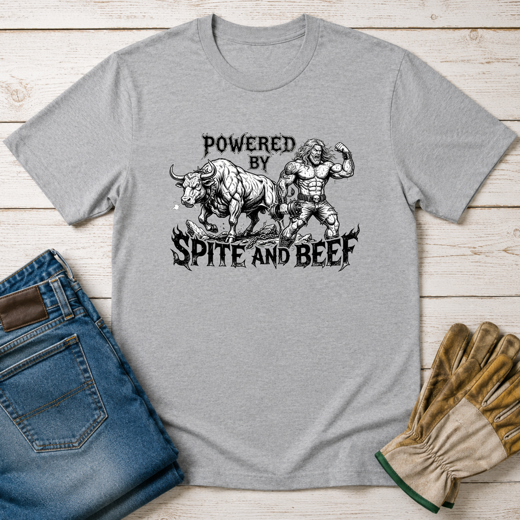 Powered by Spite and Beef T-Shirt