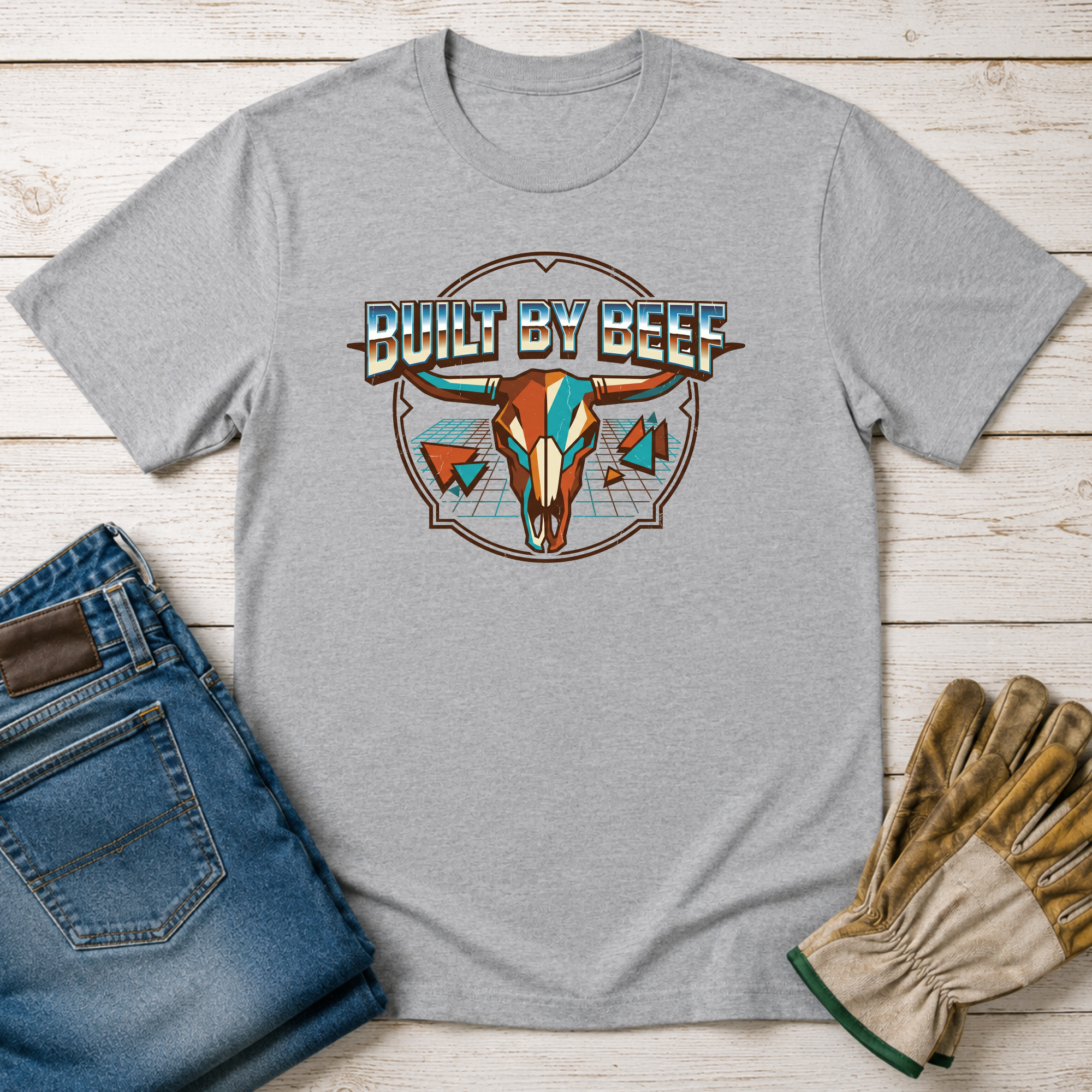 Built by Beef Cyber T-Shirt