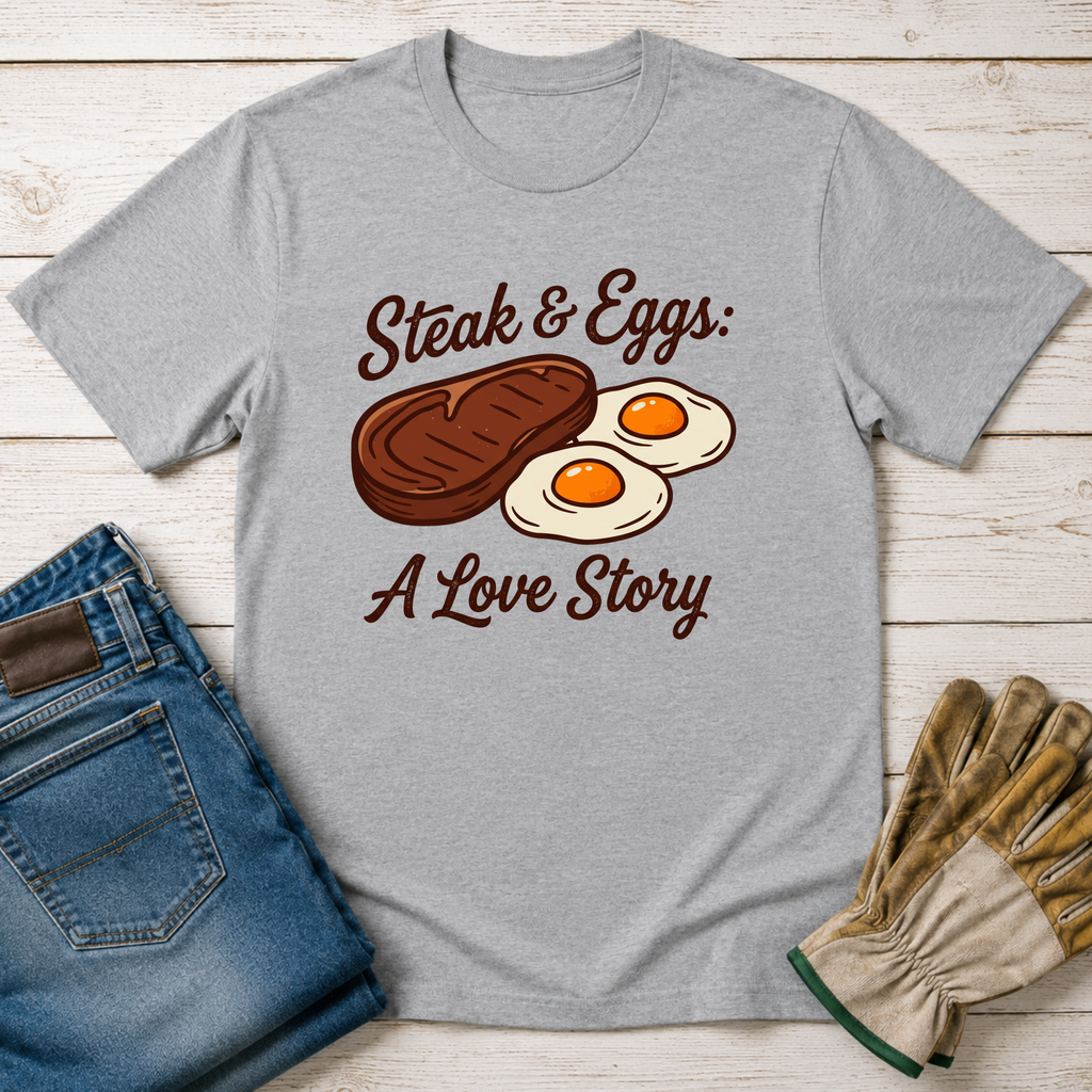 Steak & Eggs: A Love Story T-Shirt