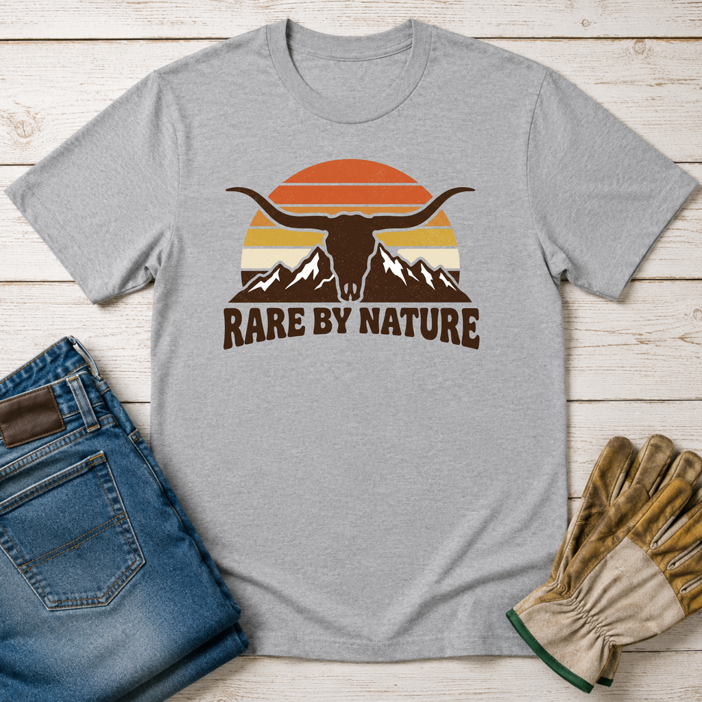 Rare by Nature Retro Sunset T-Shirt