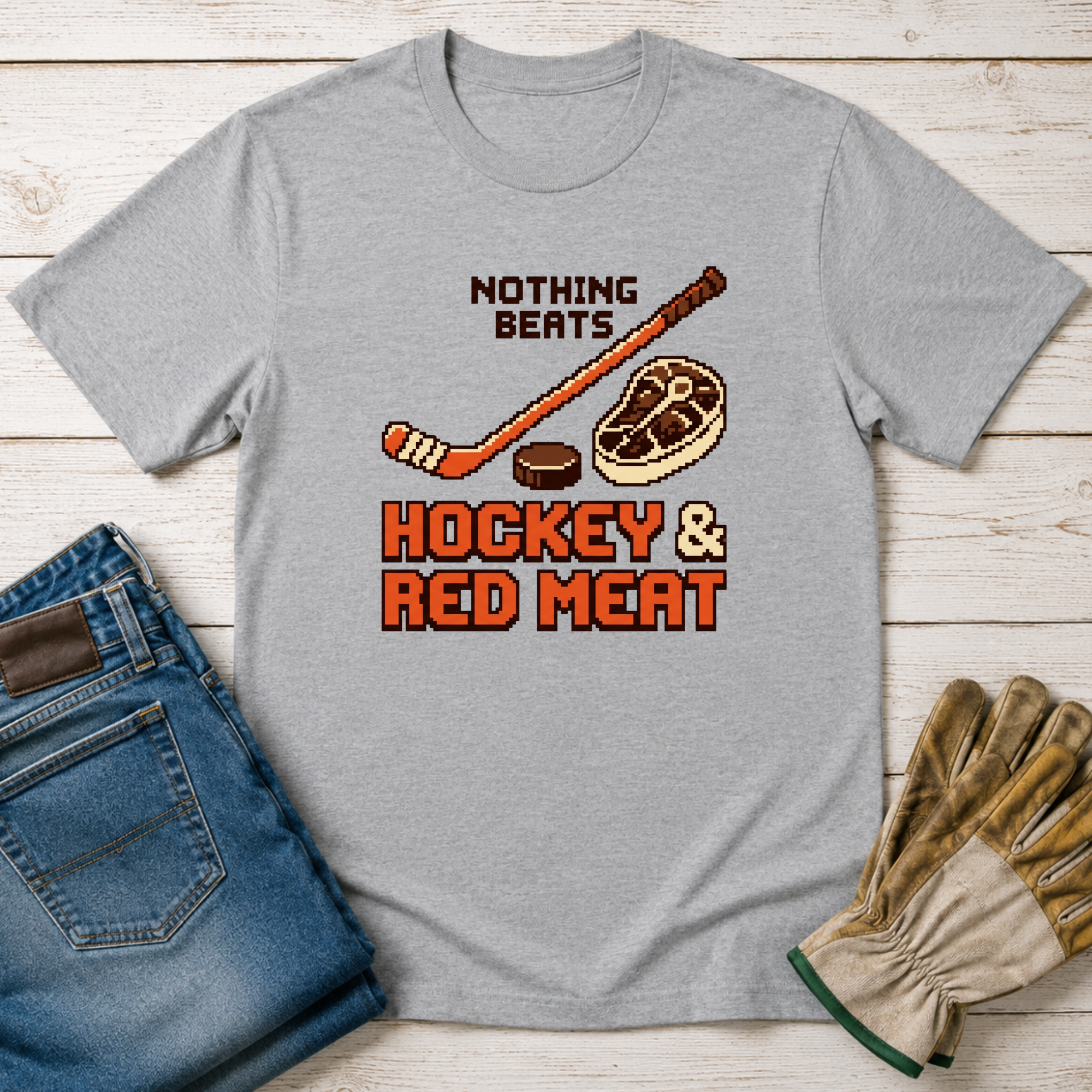 Hockey & Red Meat T-Shirt