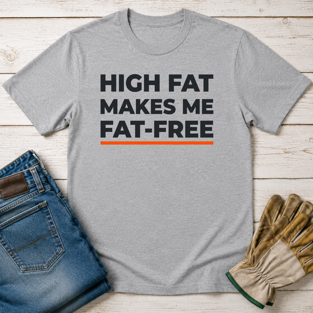High Fat Makes Me Fat-Free T-Shirt