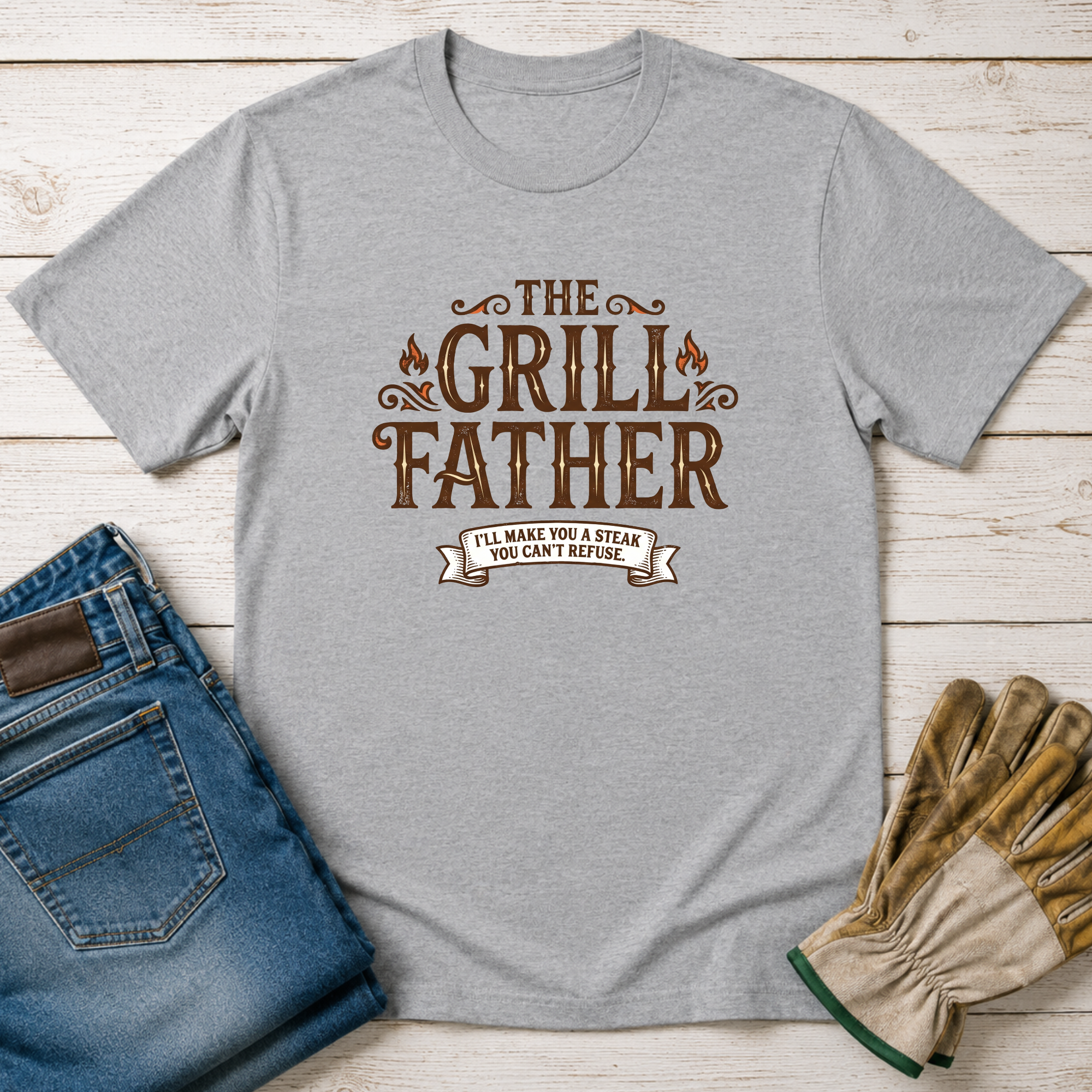 The Grill Father T-Shirt